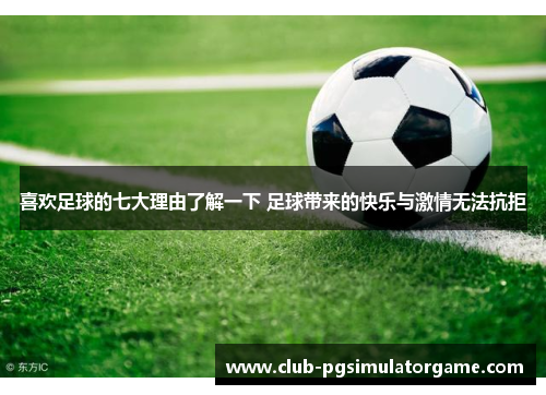 喜欢足球的七大理由了解一下 足球带来的快乐与激情无法抗拒