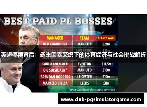 英超停摆背后：多重因素交织下的体育经济与社会挑战解析