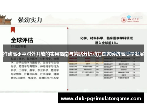 推动高水平对外开放的实用指南与策略分析助力国家经济高质量发展